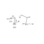 Efira lampada da tavolo in alluminio Led 6,2W 3000K dimmerabile - immagine 5