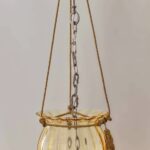 Eloisa sospensione di La Murrina vetro ambra montatura nikel 1 luce E.27