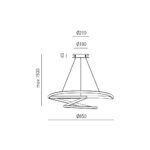 DIVA Lampada a Sospensione GEA LUCE – Alluminio LED 3000K D. 85 - immagine 2