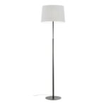 Nemia piantana struttura in metallo bronzata e paralume in tessuto LED 15W E27