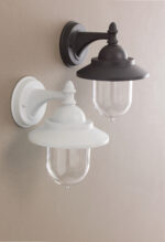 888/02 RONDO -APPLIQUE da parete esterno E27 bianco - immagine 5