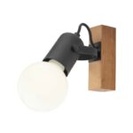 TAFFI applique metallo e legno LED - immagine 4