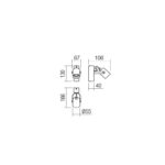 TAFFI applique metallo e legno LED - immagine 2