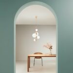 HERA Sospensione 5 sfere Led(G9) 180 cm oro - immagine 4