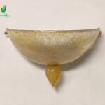 Turandot applique di La Murrina vetro ambra graniglia 1 luce R7s