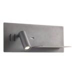 REDO BROOK APPLIQUE LED CON MENSOLA E PORTA USB – 3000 K - immagine 4