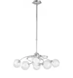 BLOG  Sospensione 6 luci Led(G9)  In Alluminio - immagine 2