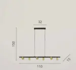 NIZZA Sospensione di Faneurope in Metallo - immagine 6