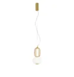 TOTEM Lampadario a Sospensione 18W 196 cm In Vetro - immagine 3