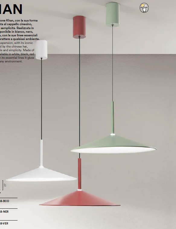 6_3ffb5931-a3f4-4891-a4dc-04f5f6f3daff.png KHAN Sospensione CCT In Vetro disponibile in 4 colori - immagine 1