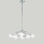 BLOG  Sospensione 6 luci Led(G9)  In Alluminio - immagine 5