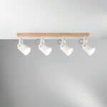 EDA Applique 4 Luci Led (E14) 68,7 cm