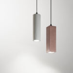 KRUK Sospensione Cilindrica Led(GU10) In Cemento disponibile in due colori - immagine 6