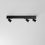 ORIENTED Plafoniera CCT 8W e 3 Portalampada Led(GU10) 70 cm in Metallo