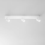 ORIENTED Plafoniera CCT 2 Luci 8W e 3 Portalampada Led(GU10) 90 cm in Metallo