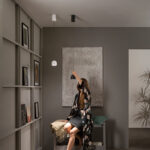 YOYO Sospensione Regolabile In Metallo disponibile in bianco e nero