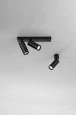 PLAUTO 2 Plafoniera Portalampada Led(GU10 mini) in Metallo disponibile in due colori - immagine 4