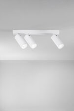 PLAUTO Plafoniera 2 Portalampada Led(GU10 mini) 23.5 cm in Metallo disponibile in due colori - immagine 4