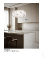 C'EST LA VIE Sospensione di Slamp bianca 53 cm LED 2 x 12W E27 - immagine 3