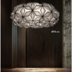 C'EST LA VIE Sospensione di Slamp nera 70 cm LED 4 x E27