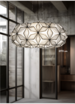 C'EST LA VIE Sospensione di Slamp nera 70 cm LED 4 x E27 - immagine 4