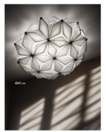 C’EST LA VIE Plafoniera soffitto/parete  di Slamp disponibile in due colori e tre misure