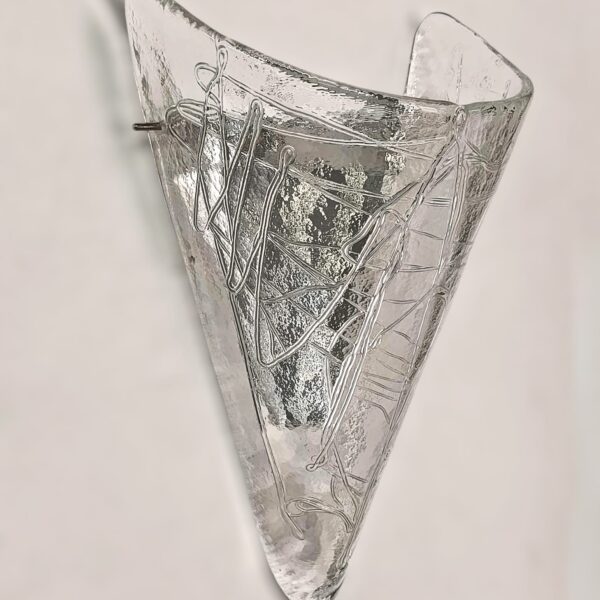 688 Applique Grafito-Cristallo di La Murrina montatura cromo