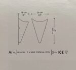 688 Applique di La Murrina grafito-cristallo - immagine 2