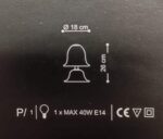 Ouverture Lume di La Murrina cri-oro  1 Luce x E 14 - immagine 5