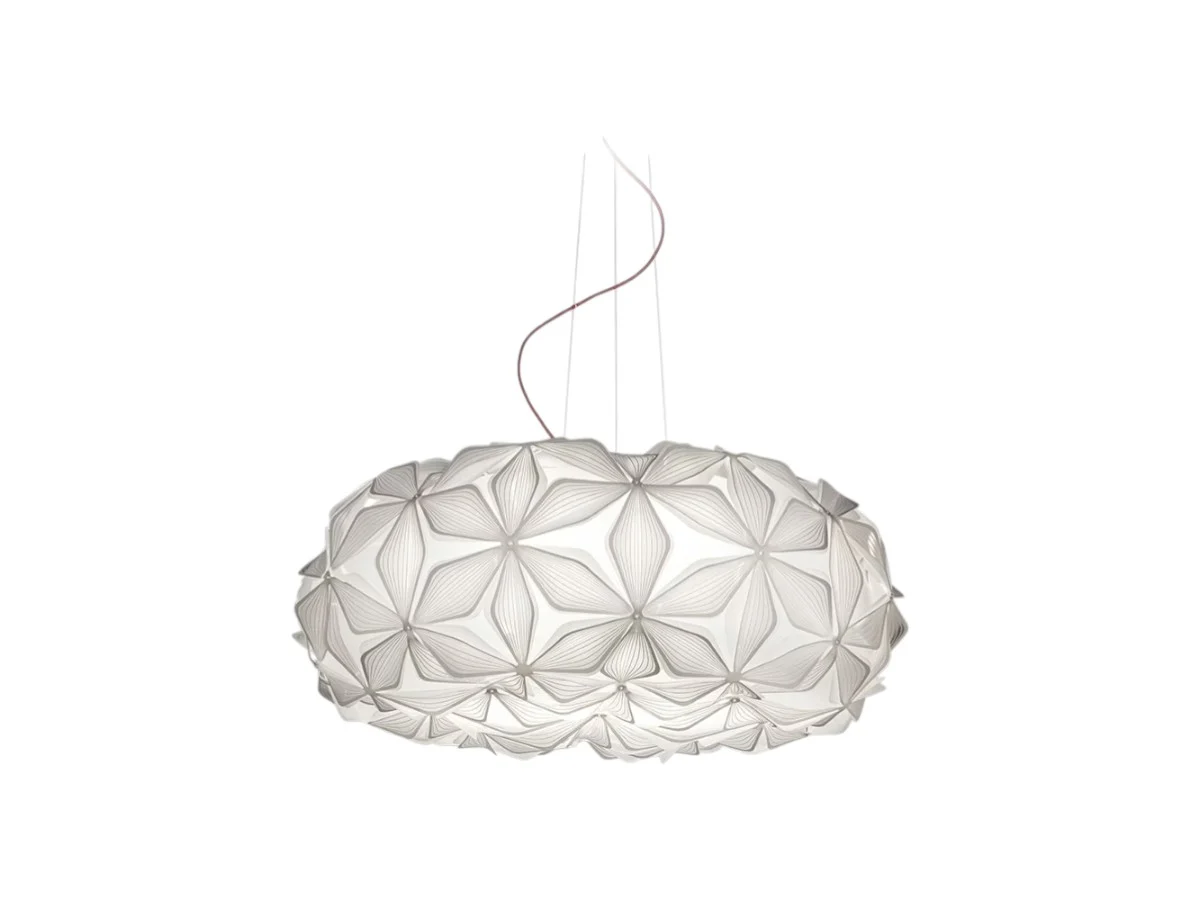 slamp-c-est-la-vie-suspension-lamp-large-white-0.jpg C'EST LA VIE Sospensione di Slamp bianca 53 cm LED 2 x 12W E27 - immagine 1