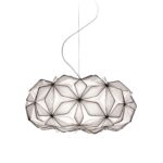 C'EST LA VIE Sospensione di Slamp nera 53 cm LED 2 x 12W E27