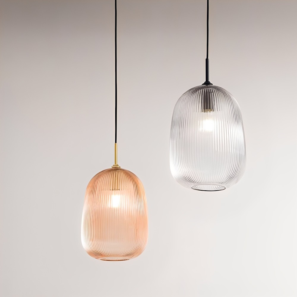 sospensione-duke-in-vetro-vari-colori-finitura-attacco-e27-sospensione-duke-design-europa-15 DUKE sospensione a Led(E27) In Vetro disponibile in due colori: Ambra e Grigio - immagine 1