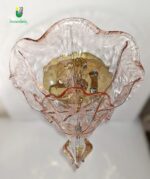 Violetta Plafoniera di La Murrina ø50 cm decoro rosa-oro - immagine 6