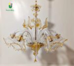 VIVALDI/6 Lampadario di La Murrina in cristallo oro - immagine 2