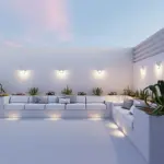 Blis Lampada Led da Parete o Soffitto per Esterno di Beneito CCT disponibile in tre colori - immagine 5