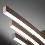 BOW PLAFONIERA 80cm 36W 3000K-4000K disponibile in due colori - immagine 4