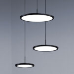 MYSTERY SOSPENSIONE 3 LUCI NERO 45W 3000K-4000K - immagine 3