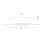 Vivida Bow plafoniera medium led tunable white Sabbia - immagine 3