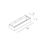 BIOS APPLIQUE di TOP LIGHT LED INTEGR. SWITCH 3000/4000 DISPONIBILE IN 11 COLORI e 3 DIMENSIONI - immagine 4