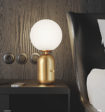 Helios Lampada da tavolo di Redo disponibile in due colori e dimensioni