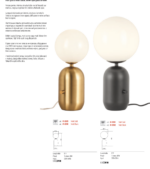 Helios Lampada da tavolo di Redo disponibile in due colori e dimensioni - immagine 2