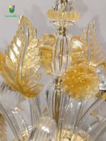 VIVALDI/S5 Lampadario di La Murrina in cristallo oro - immagine 3