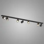 KORA 1208/7 Faretto Orientabile TOP LIGHT in Alluminio 7 Luci disponibile in tre colori - immagine 3