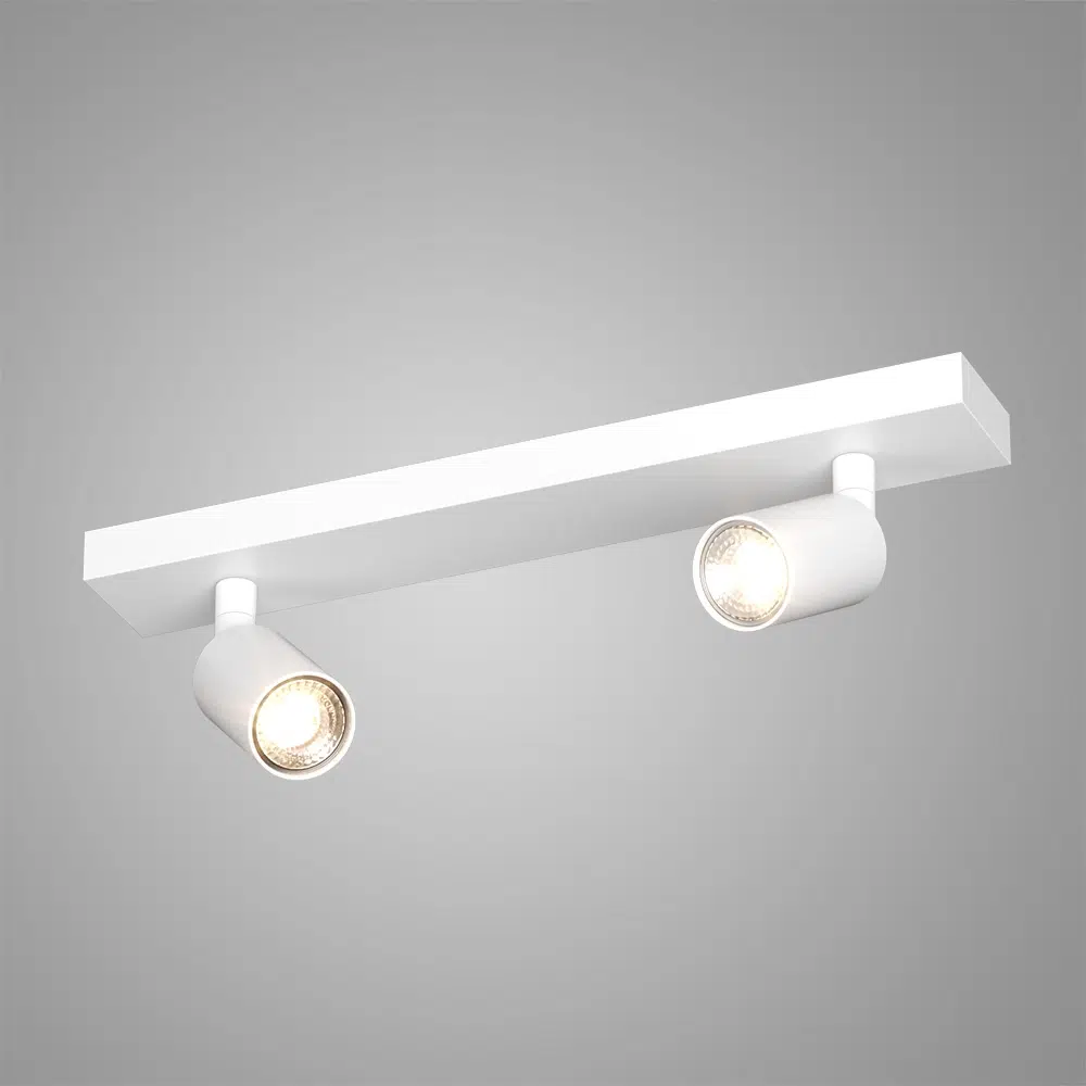 faretto-orientabile-isla-micro-top-light-12092-BI-NS01 ISLA MICRO 1209 Faretto Orientabile di TOP LIGHT in alluminio 2 Luci - immagine 1