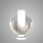 WAX 1215 Lampada da Tavolo di TOP LIGHT in Metallo Vetro 1 Luce disponibile in diverse finiture e colori - immagine 5
