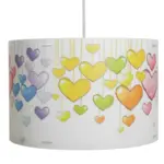 EMPORIUM CYLINDER CUORI sospensione moderno LED E27