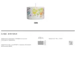 EMPORIUM CYLINDER CUORI sospensione moderno LED E27 - immagine 2
