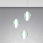 WAX 1215/S3 S Lampada a Sospensione Decentrato TOP LIGHT Metallo Vetro 3 Luci disponibile in diversi colori e finiture - immagine 6