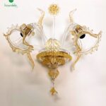 Vivaldi Ap2 Applique di La Murrina in cristallo oro