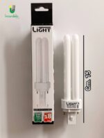 Lampadina fluorescente 18W attacco G24d 2 PIN 2700K